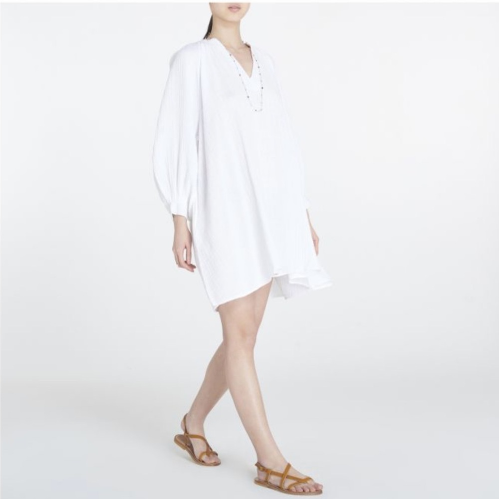 Anaak Jhula Organic Cotton Muslin
Mini Dress White